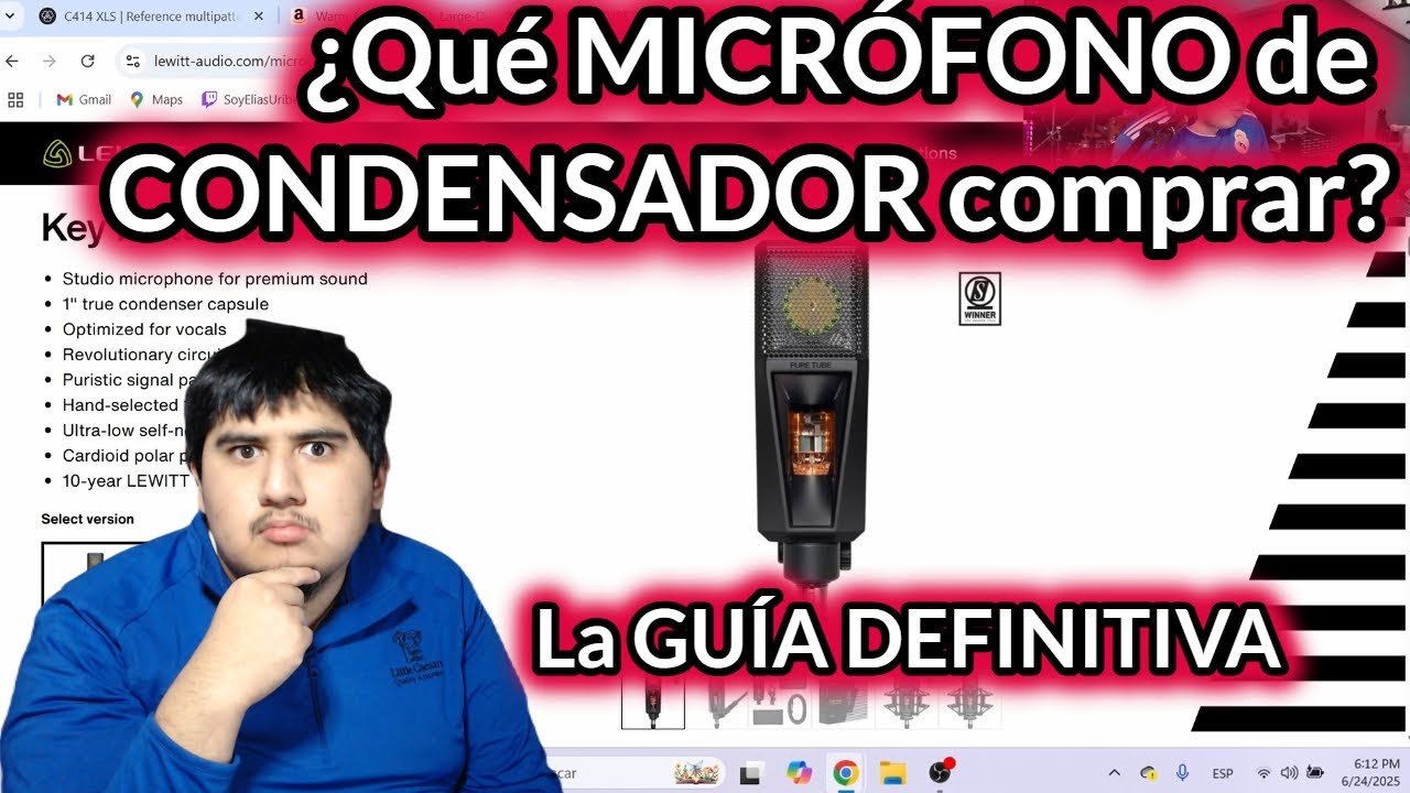 micrófonos de condensador para creadores de contenido: modelos más recomendados por expertos