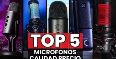 micrófonos de condensador para creadores de contenido: con menor retardo en la señal