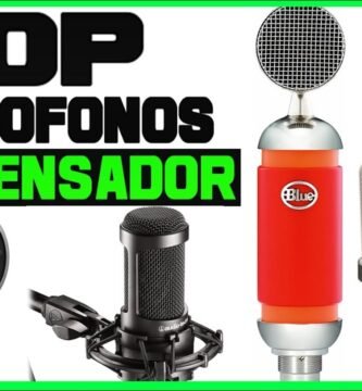 micrófonos de condensador para grabación individual: modelos más recomendados por expertos